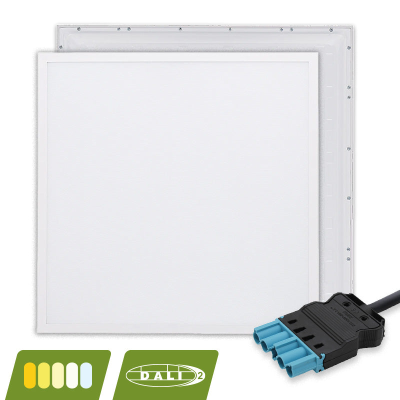Back-lit LED paneel Europa 60x60 cm 30 W – DALI, 5-SWP snoer